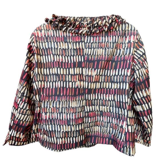 Ivy Chic size L short boxy 3/4 length sleeves jacket. - Picture 3 of 6
